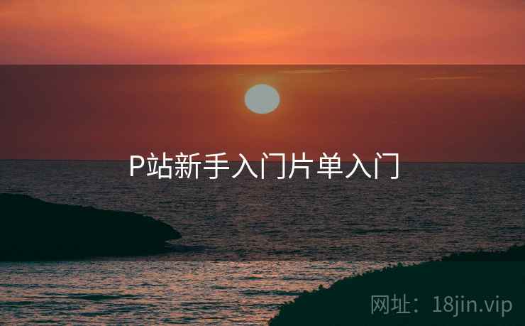 P站新手入门片单入门
