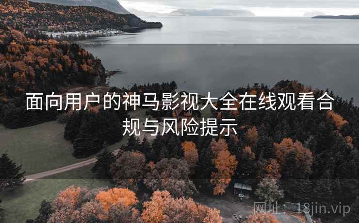面向用户的神马影视大全在线观看合规与风险提示
